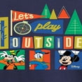 thumbnail image 3 of Disney - Mickey, Donald Duck, & Goofy - Let's Play Outside - Youth Long Sleeve Graphic T-Shirt, 3 of 5
