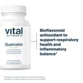 thumbnail image 3 of Vital Nutrients Quercetin | Vegan Quercetin Supplement with Bioflavonoids for Sinus, Respiratory, Heart, & Immune Function Support | Gluten, Dairy, Soy Free | 500mg | 100 Capsules, 3 of 6