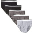 thumbnail image 2 of BILLIONHATS 72 Pieces of Mens Regular Briefs, 100% Cotton, Wholesale Bulk Underwear for Homeless, Assorted Colors, 2 of 2