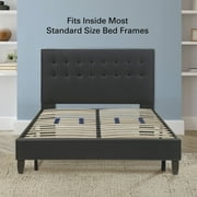 Boyd Sleep 14 Euro Metal Platform Bed Frame - Adjustable Lumbar Support, Tool-Free Assembly, Full