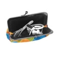 thumbnail image 5 of Lady Leather Wallet Zero 4.13 X 4.52 In Three-Dimensional Buckle Design Small Portable Easy Opening And Closing Indianred Tie-Dye Background Vibrant Colors And Swirling, 5 of 5