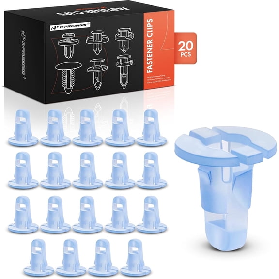 A-Premium 20 PCS Rocker & Door Trim Panel Car Retainer Fastener Push Pin Clips Compatible with Nissan Models 1982-2025 - for 8mm