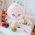 thumbnail image 4 of Niannyyhouse Muñeco de Peluche de 7,8 Pulgadas/20 cm, Figuras de Peluche, Juguetes, Ropa, Sombrero, suéter de Floret, Vestir (Negro), 4 of 5