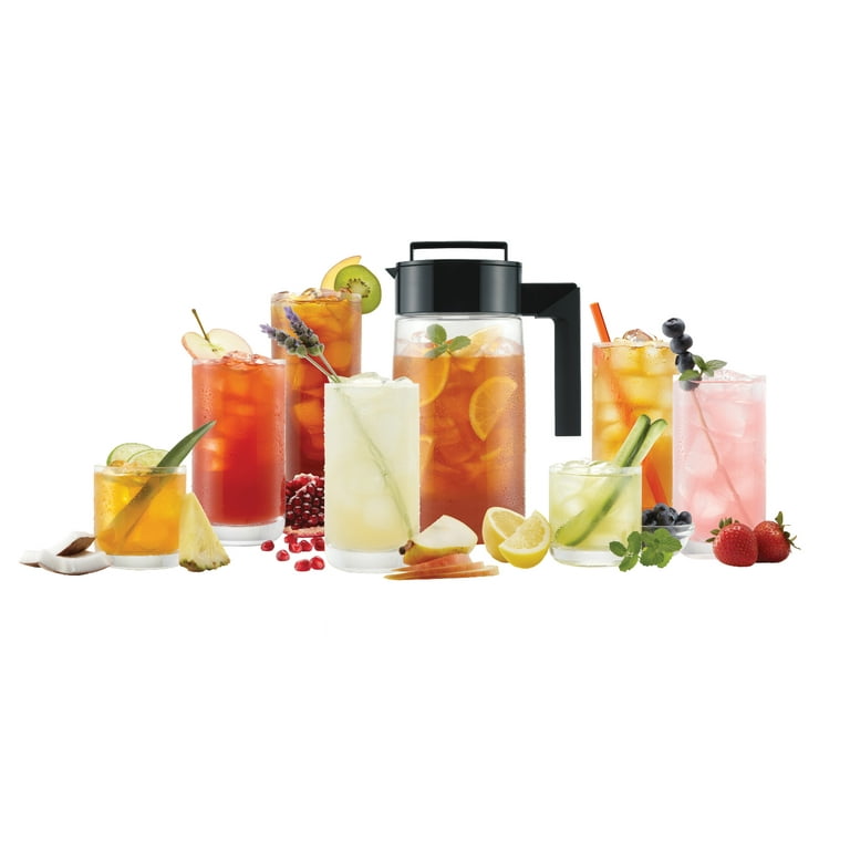 Leafy Love 2L Tritan Iced Tea Pitcher with Easy to Clean Reusable
