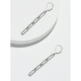 thumbnail image 6 of Forever Facets 18K Gold Over Sterling Silver Paperclip Leverback Earrings, 6 of 6