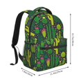 thumbnail image 2 of Disketp Cactus 1 Mochila Estampada para Hombre y Mujer – Mochila Ligera Clásica con Múltiples Bolsillos para Universidad, Trabajo y Viajes-One Size, 2 of 5
