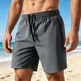 thumbnail image 4 of 5 Pack Men's Athletic Gym Shorts with Pockets Quick Dry Activewear Workout Running Shorts for Men, 4 of 5