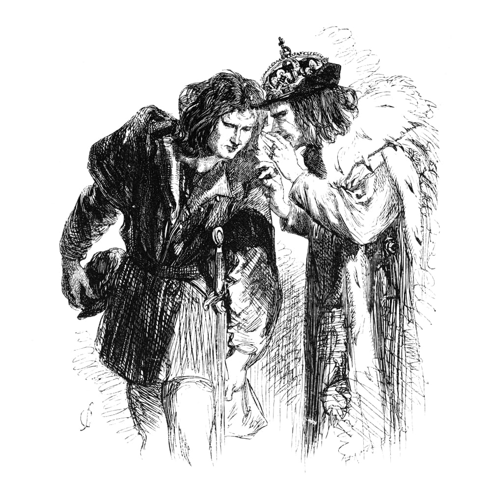 Shakespeare Richard Iii Nthe NewlyCrowned King Richard Iii Conferring With Catesby In Act 4