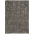 thumbnail image 3 of SAFAVIEH Henley Solid South Beach Polyester Shag Area Rug, Silver, 4' x 6', 3 of 11