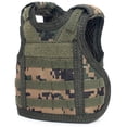 thumbnail image 2 of Yvsxxv Mini Camouflage Beer Vest, Beer Cooler Jacket Adjustable Drink Bottle Vests Holder Beverage Cooler Holder for Cans or Bottles Decoration, 2 of 7