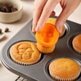 thumbnail image 3 of Halloween Silicone Molds for Baking, 3D Skull Cake Pan Mold, Nonstick Halloween Skeleton Mold for Soap Ice Cupcake (Orange), 3 of 4
