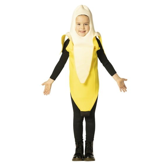 Imposta Costumes Banana Peeled Kids Halloween Costume, Yellow, Child Size 3-6, 30030-36