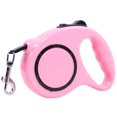 thumbnail image 4 of 360 Correa retráctil resistente para perros, sin enredos, rosa, 4 of 5