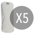 thumbnail image 3 of Kanga Care Rumparooz Bamboo Rayon 6r Soaker Cloth Diaper Insert, 5 Count, 3 of 8