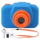 thumbnail image 1 of Appareil photo numérique pour enfants avec carte 32 Go, double objectif haute définition 1080p, zoom 8x, rechargeable par USB, bleu, 1 of 4