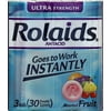 Rolaids Ultra Strength Tablets, Fruit 3x10ct Rolls