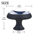thumbnail image 4 of 4 Pcs Stars Blue Snowflakes Knobs for Kitchen Cabinet Cupboard Dresser Bookcase Drawer Pulls Handles Round Home Decor, 4 of 8