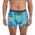 thumbnail image 1 of Fotbe Golden Glitter Butterflies Calzoncillos Tipo Boxer con Bolsa de Soporte Total para Hombre, X-Temp Fresco, Transpirable y de Secado Rápido-Medium, 1 of 5
