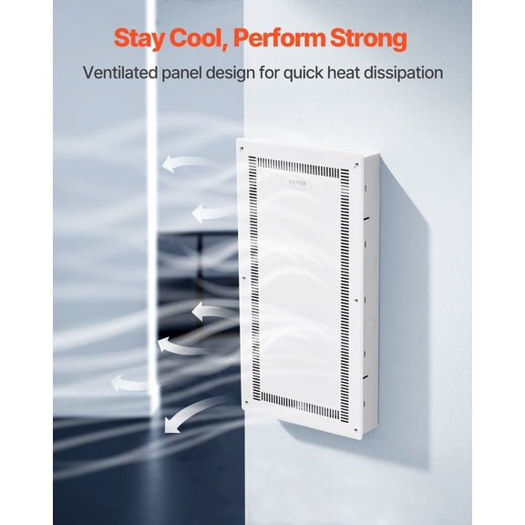 Recessed TV Wall Box with Cover, 28-Inch Structured Media Enclosure for a Clean, Professional Look