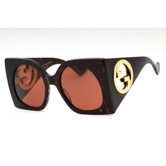 Gucci GG 1254S 001 Logo Black Gold Shades Grey Oversized  display picture 2