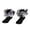 #2 Black, variant on Ticikt Girls Thin Glitter Mesh Lace Ruffle Socks, Color Contrast Princess Dance Socks for Performance Daily Dress‑up,Black