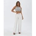 thumbnail image 2 of roswear Wide Leg Jeans Woman High Waist Stretchy, 29.92" Inseam, Size 4-16, 2 of 6