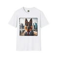 thumbnail image 3 of German Shepherd "City Dude" Unisex Softstyle T-Shirt, 3 of 10