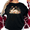 Black-1, variant on Women's Cute Rabbit Wildflower Butterfly Cottagecore Aesthetic Graphic T Shirt Short Sleeve Round Neck Top Black S-5XL