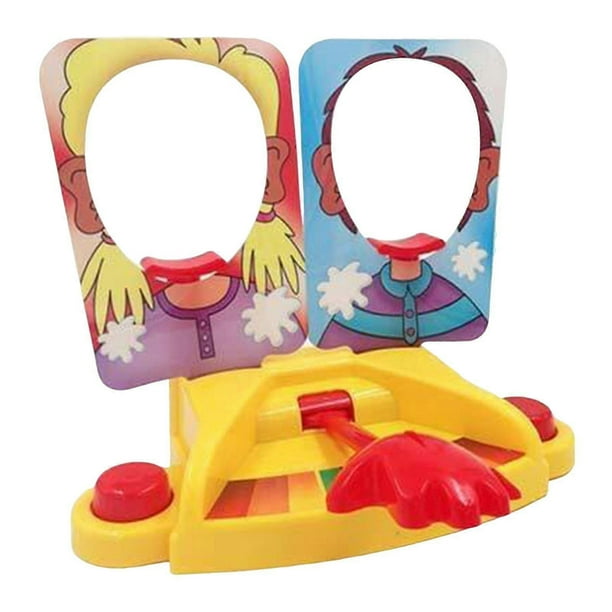 Pieface Game for Kids & Adults, Fun Cream Pie In The Face Toy, Face Cake Smash Machine, Stress Relief Party Game