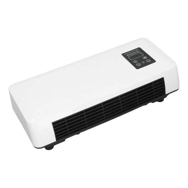 Wall Mounted Air Heater, Portable Ductless Wall Air Conditioner Wide Angles Mobile Small Air Cooling Heating Fan with Tower Rack, Remote Control and Touch Control Panel for Bedroom