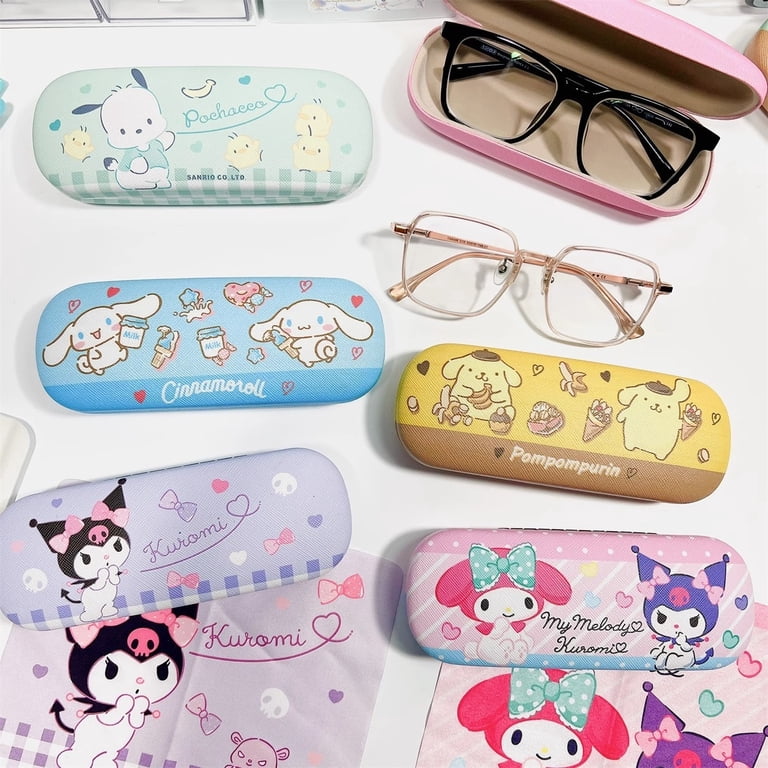 Sanrio kuromi eyeglasses case My Melody & Kuromi Pastel Dreamland Glasses Case – Blippo main image 3