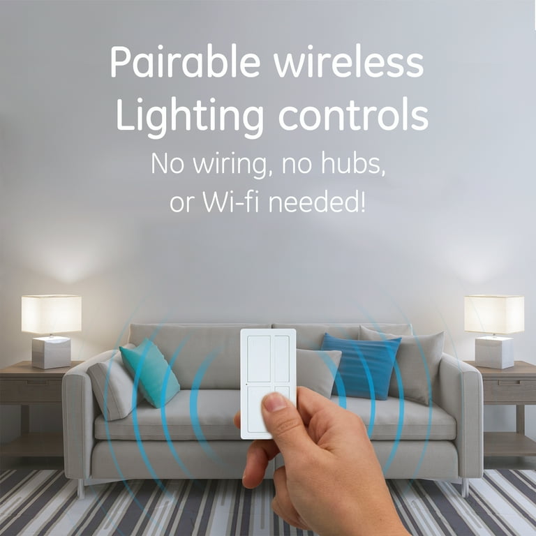 Ge wireless online remote lighting control