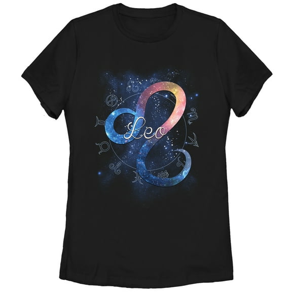 Women's Lost Gods Leo  Graphic Tee Black X Large