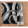 thumbnail image 5 of MDA Rug Imports Orelsi Collection Abstract Area Rug Grey/Black 8'1" x 10'5" Geometric,Abstract Stain Resistant 8' x 10' Indoor,Accent Living, 5 of 6