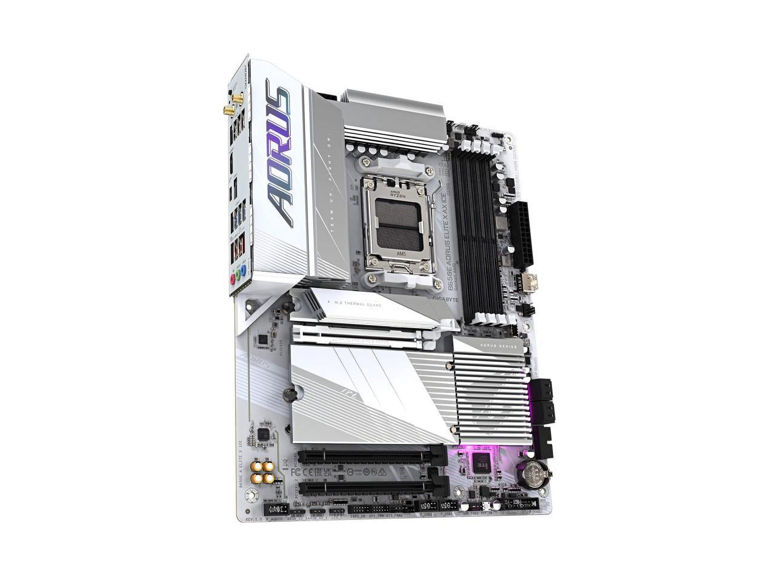 gigabyte B650 Aorus elite ax ice 美品 Gigabyte B650 AORUS ELITE AX ICE ATX AM5 Motherboard (B650