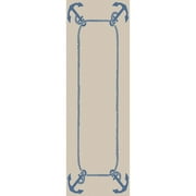 Somerset Bay Boardwalk Beige Coastal Area Rug