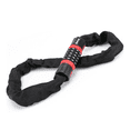 thumbnail image 1 of Candado Cadena Para Bicicleta ó Moto Belug, Negro Rojo, 1 of 5