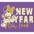 thumbnail image 2 of Girl's Mickey & Friends Minnie New Year New Look  Graphic Tee Purple Berry Medium, 2 of 4