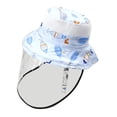thumbnail image 3 of Cara reutilizable para niños, sombrero de protección a prueba de polvo, arena, saliva, protección contra salpicaduras, seguridad, sombrero de protecci Pescado 54cm perfke Sombrero Anti Escupir para Niños, 3 of 9