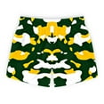 thumbnail image 3 of Green & Yellow Camouflage Swim Trunks For Men, 3 of 6