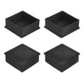 thumbnail image 1 of Uxcell 4-Pack Tapas de Pierna Cuadradas para Muebles, Tapas de Pierna de 3" (75mm) para Sillas/Mesas/Camas, 1 of 7