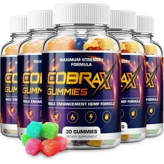 3 Pack CobraX Gummies for Men - Official - Cobra X Advanced Formula