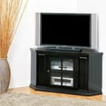 thumbnail image 2 of Leick Furniture Meuble Télé d'Angle de 47 Pouces en Noir Frotté, 2 of 2