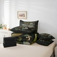 thumbnail image 4 of Erosebridal Flying Dragonfly Bedding Sets Twin Size,Floral Flower Comforter Sets with Sheets,Botanical Plants Bed in a Bag Twin size,Microfiber Wildlife Room Decorative,Reversible,7pcs, 4 of 6