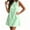 Green, variant on Women's Sleeveless Gingham Mini Dress, Casual A-Line Swing Dress, Round Neck Summer Plaid Tank Dress