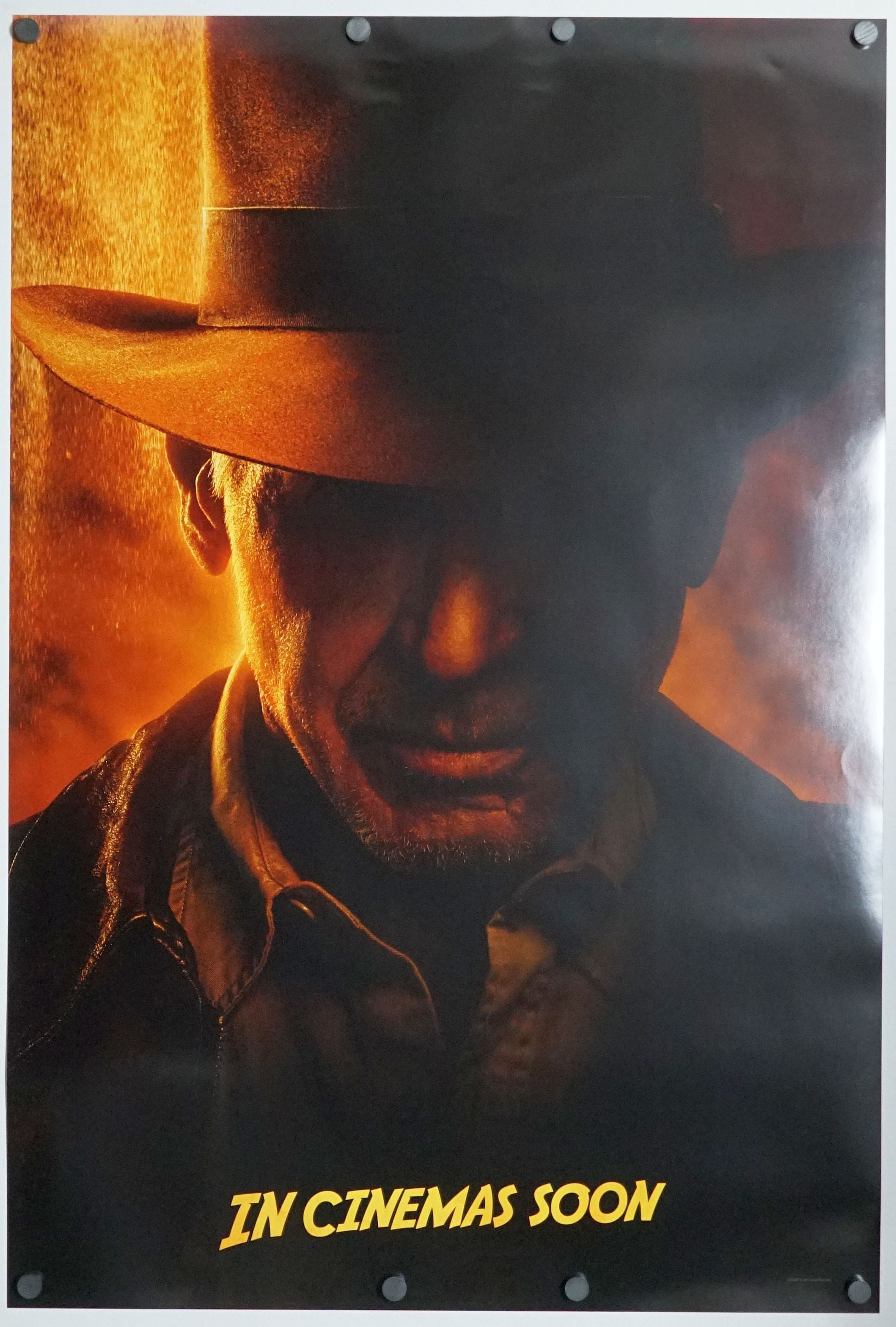 Indiana Jones 5 Original Theatrical Movie Poster 27x40 2 Sided Advance