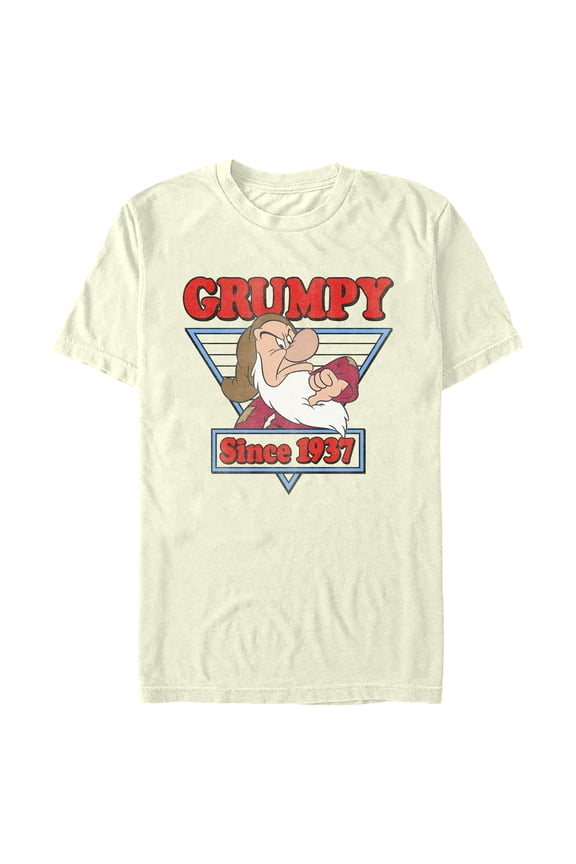 Mens Snow White and the Seven Dwarfs Grumpy '37 T Shirt