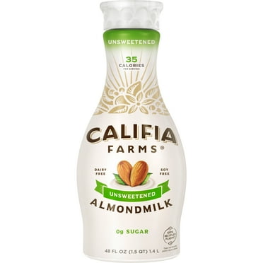 Califia Farms Unsweetened Almond Milk 48 Fluid Ounces