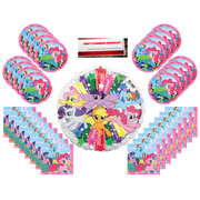 My Little Pony Birthday Party Supplies Bundle Pack for 16 with 17 inch Balloon