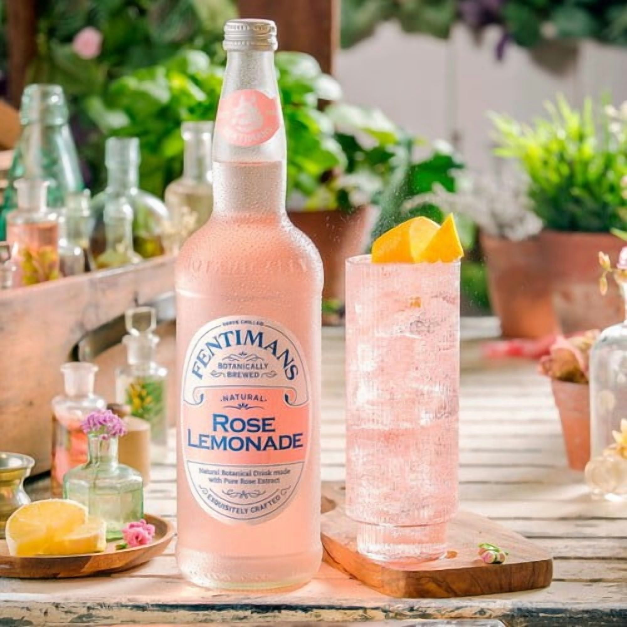 Fentimans Rose Lemonade 275ml, British Import (Pack of 6)